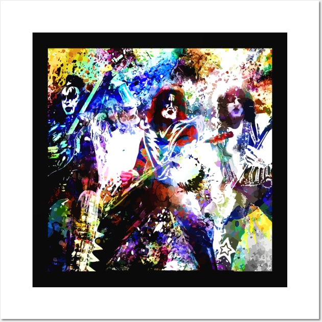 allmanbrothersband full color Wall Art by masri hudi